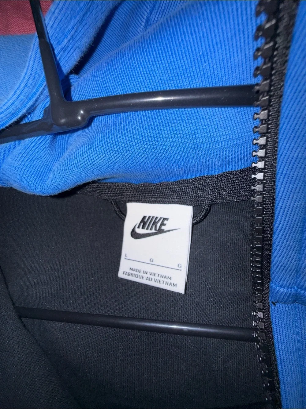 Nike Colorblock Zip Jacket in Blue, Red, Green